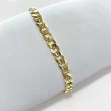 PULSO BARBADO 6 mm - 21 cm - ORO 10K