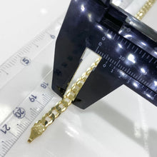 PULSO BARBADO 6 mm - 21 cm - ORO 10K