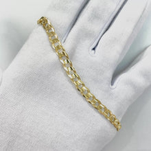 PULSO BARBADO 6 mm - 21 cm - ORO 10K