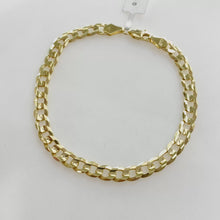 PULSO BARBADO 6 mm - 21 cm - ORO 10K