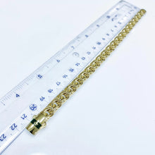 PULSO TEJIDO CHINO 9 mm - 21 cm - ORO 10K