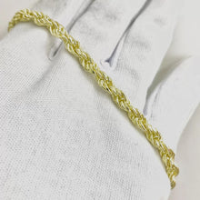 PULSO TORSAL SOLIDO 5 mm - 21 cm - ORO 10K