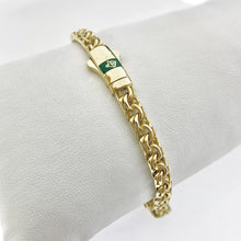 PULSO TEJIDO CHINO 6 mm - 21 cm - ORO 10K