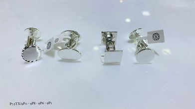 MANCUERNILLAS OVALADA - PLATA .925