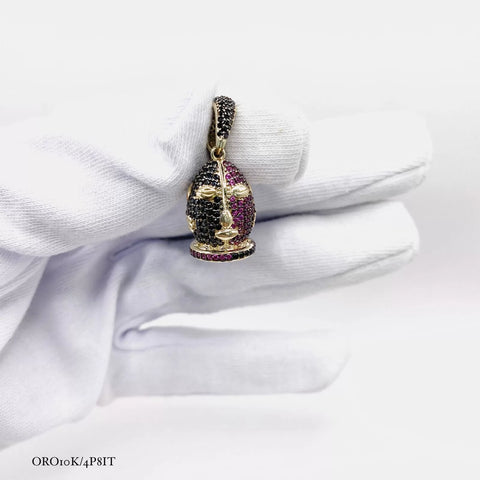 DIJE ELEGÚA SANTO ORISHA - ORO 10K