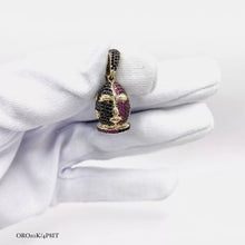 DIJE ELEGÚA SANTO ORISHA - MINI 1.8 cm - ORO 10K