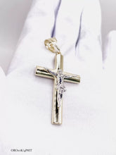 DIJE CRISTO BI COLOR - ORO 10K