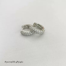 ARETE ARRACADA MULTI ZIRCONIA ELEGANTE - PLATA .925