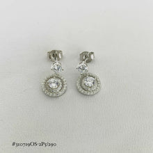 ARETE ZIRCONIA EN CIRCULO COLGANTE MINI - PLATA .925