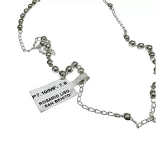 ROSARIO BOLA LISA 3MM - SAN BENITO - PLATA .925