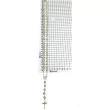 ROSARIO BOLA CALADA 7 MM - VIRGEN DE GUADALUPE - PLATA .925
