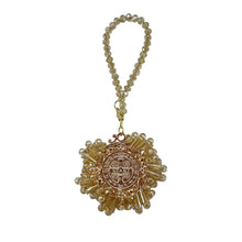 COLGANTE MEDALLA SAN BENITO BORDADA CRISTAL CONITO
