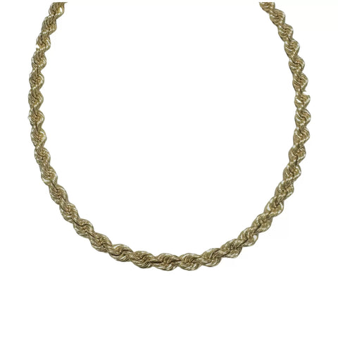 CADENA TORSAL LIGERO  55 cm - 7 mm - ORO 10K