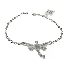 PULSERA LIBÉLULA - PLATA .925 - BLANCO