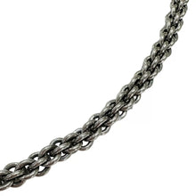 CADENA PAVONADA RED 5 mm - PLATA .925