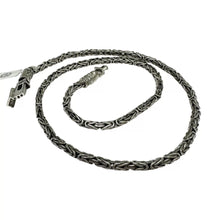 CADENA PAVONADA BALI BIZANTINX - 3 mm - PLATA .925