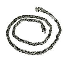 CADENA PAVONADA BALI 5.5 mm - PLATA .925