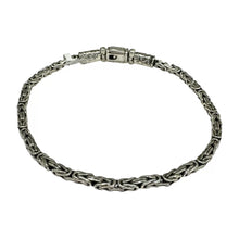 PULSO BALI PAVONADO 3 MM - PLATA .925