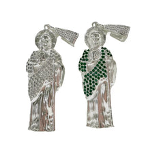 DIJE SAN JUDAS TADEO 3D GRANDE - PLATA .925