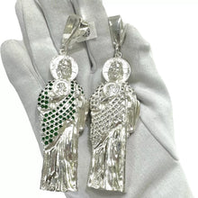 DIJE SAN JUDAS TADEO 3D JUMBO (10 cm)- PLATA .925