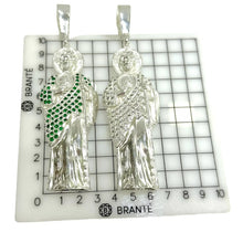 DIJE SAN JUDAS TADEO 3D JUMBO (10 cm)- PLATA .925