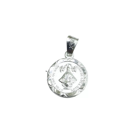 MEDALLA VIRGEN SAN JUAN DE LOS LAGOS - PLATA .925