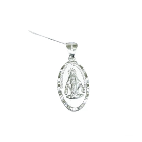 MEDALLA VIRGEN MILAGROSA - PLATA .925