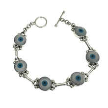 PULSERAS OJO TURCO BLANCO - REDONDO