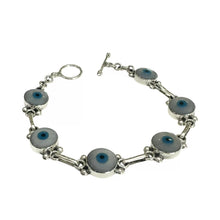 PULSERAS OJO TURCO BLANCO - REDONDO