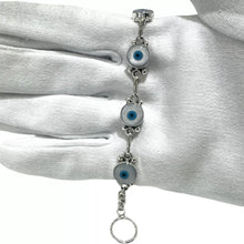 PULSERAS OJO TURCO BLANCO - REDONDO