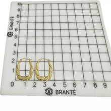 ARRACADA RECTANGULAR GRABADO - ORO 10 K