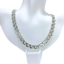 CADENA ESLABÓN CHINO 1 cm - 70 cm - PLATA .925