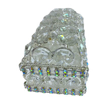 COFRE PARA LAZO CON OCTAGONAL GRANDE Y CADENA TORNASOL - PLATEADO