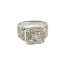 ANILLO CUADRO DOBLE - PLATA .925