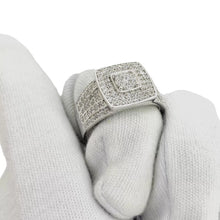 ANILLO CUADRO DOBLE - PLATA .925