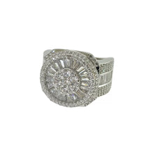 ANILLO CIRCULO BAGUETTES - PLATA .925