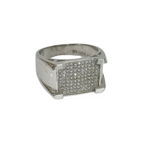 ANILLO SELLO RECTANGULO - PLATA .925