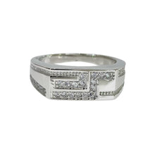 ANILLO TIPO GRECAS  - PLATA .925