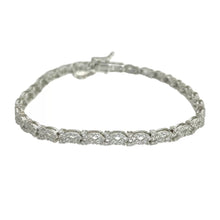 PULSERA ZIRCONIAS TIPO HORUS - PLATA .925