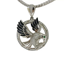 DIJE AGUILA EN CIRCULO - PLATA .925