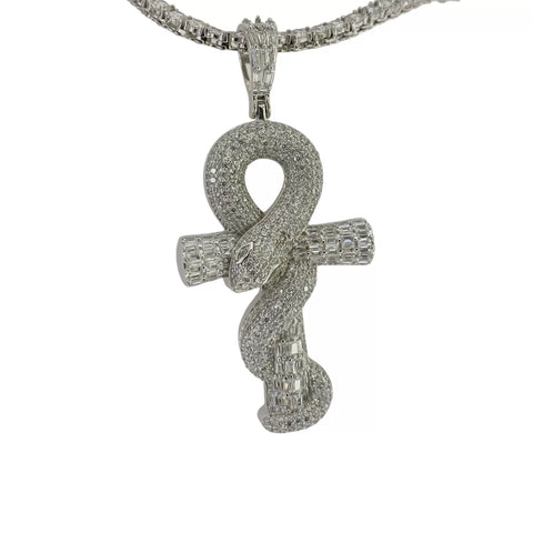 DIJE SERPIENTE EGIPCIA - PLATA .925