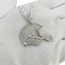 DIJE CASCO FUTBOL AMERICANO  - PLATA .925