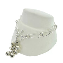 PULSERA CADENA CON PUÑO CASCABEL - PLATA .925