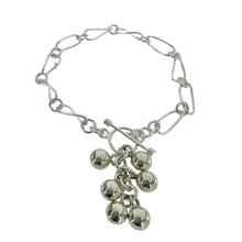 PULSERA CADENA CON PUÑO CASCABEL - PLATA .925