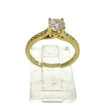 ANILLO MONTADURA PRINCESA CON ZIRCONIA CENTRAL - ORO 10K