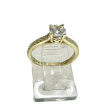 ANILLO MONTADURA PRINCESA CON ZIRCONIA CENTRAL - ORO 10K