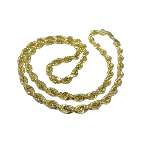 CADENA TORSAL ULTRA LIGERO 60 CM - 6 MM - ORO 10K