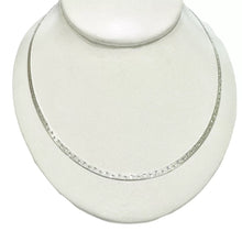 GARGANTILLA PLANCHADA DOBLE VISTA - PLATA .925