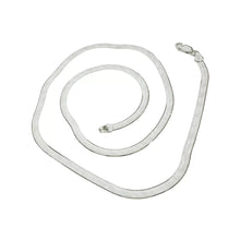 GARGANTILLA PLANCHADA DOBLE VISTA - PLATA .925