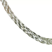 GARGANTILLA DOBLE TRENZA - PLATA .925